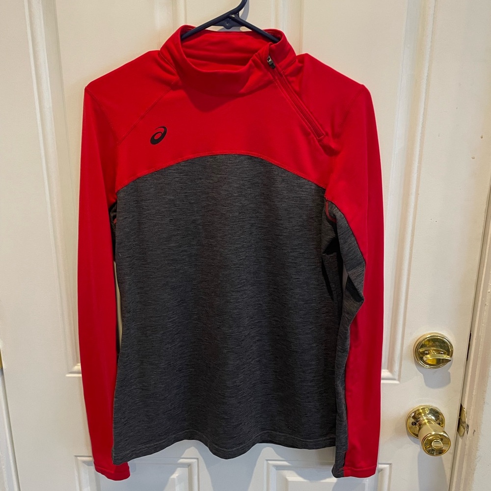 Asics Red Performance MotionDry Tee